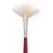 Escoda Marfil Synthetic Bristle Brushes - Series 4433 Fan, Size 2, Long Handle